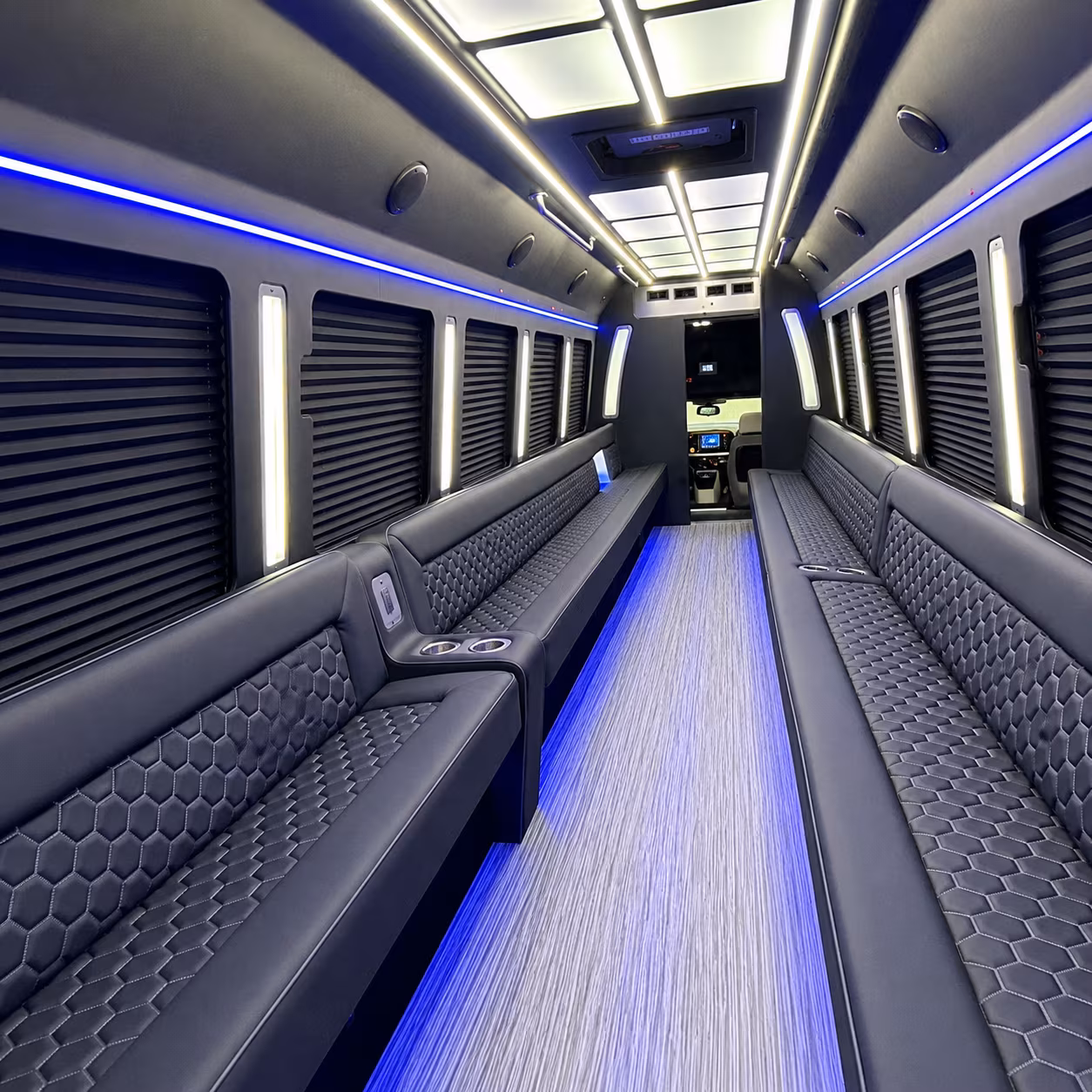 concord party bus rentals inside