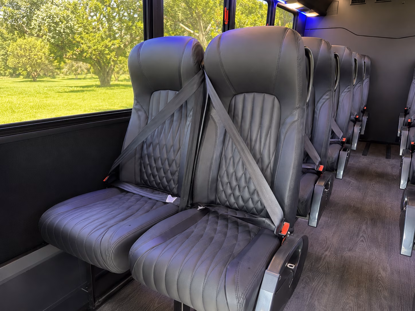 concord private event transportation onboard seating
