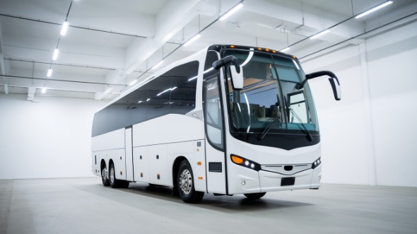 56 passenger charter bus exterior