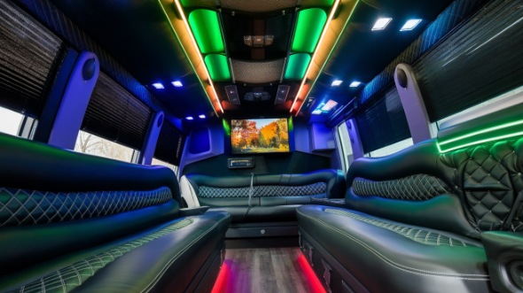 concord party bus rental inside